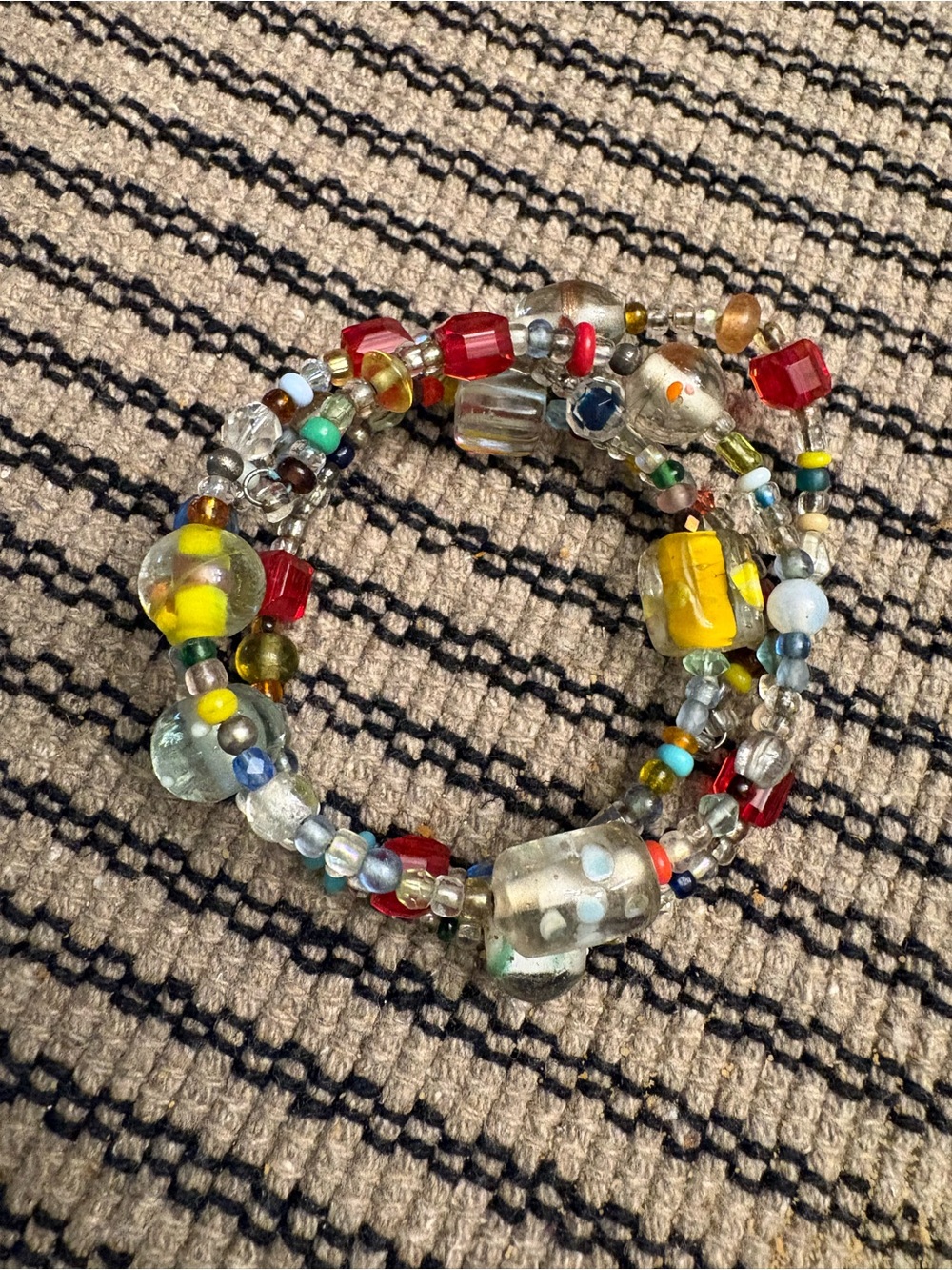 Handmade Multicolor Bead Wrap Bracelet - Women Jewelry